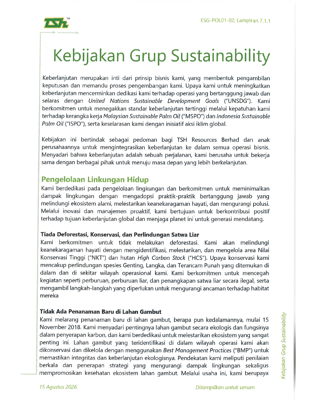 Kebijakan Grup Sustainability_15 Agus 2026